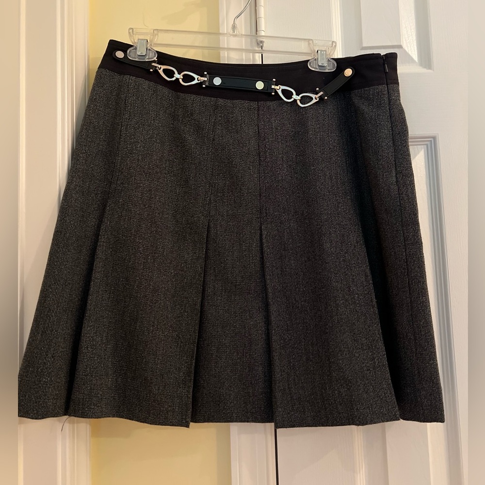 Gray and black skirt, perfect condition.